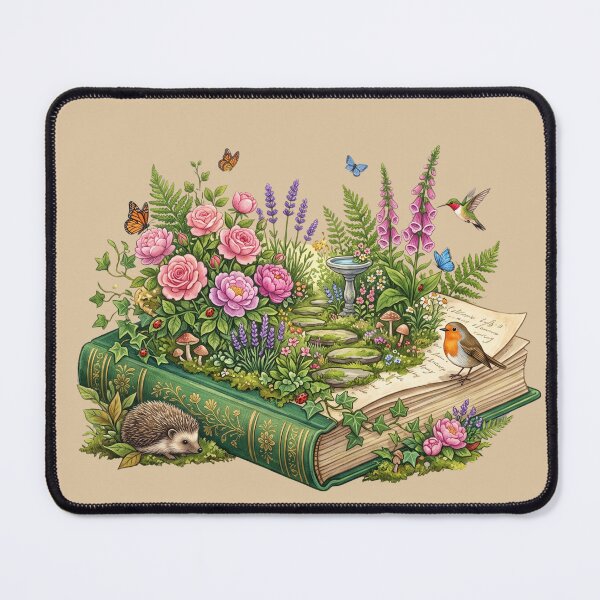 Item preview, Secret Garden Storybook Cottagecore Book Illustration designed and sold by SebastianSpace.