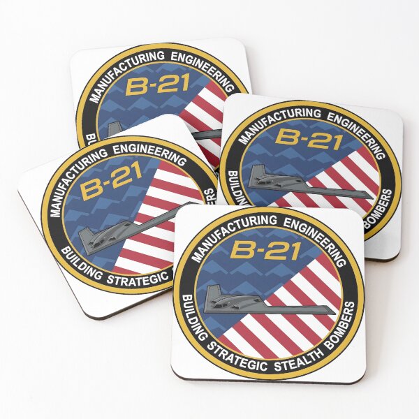 Item preview, B-21 Raider Manufacturing Engineering Strategic Stealth Bomber Patch Emblem designed and sold by CharlieDesings.