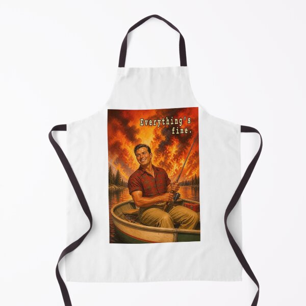Item preview, Just keep fishing, everything's fine. designed and sold by Jason A. Clark.