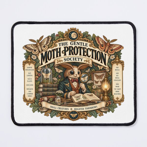 Item preview, The Gentle Moth Protection Society designed and sold by GorinART.