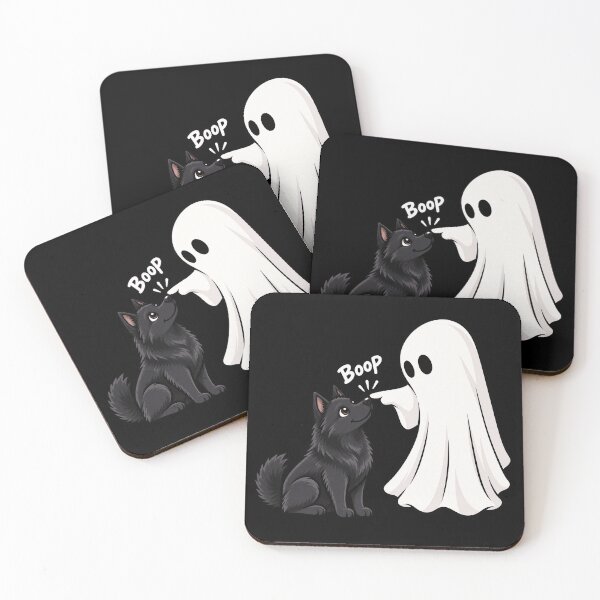 Item preview, Funny Ghost Schipperke Dog Boop Halloween Design Mom Dad designed and sold by rafaeltto.