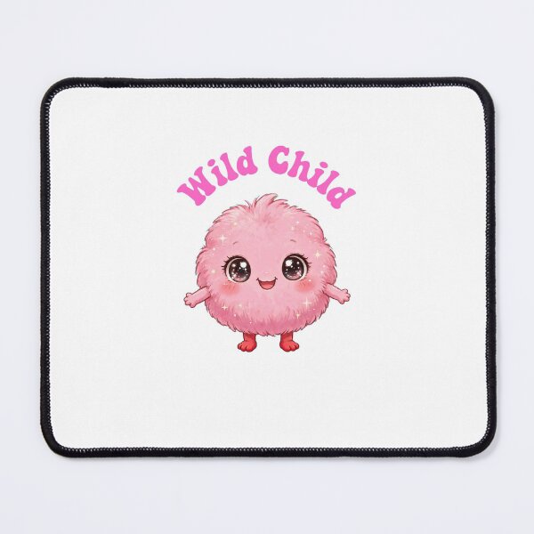 Item preview, Wild Child Pink Fluffy Monster - Kawaii Cute Aesthetic Design designed and sold by ChanCreation.