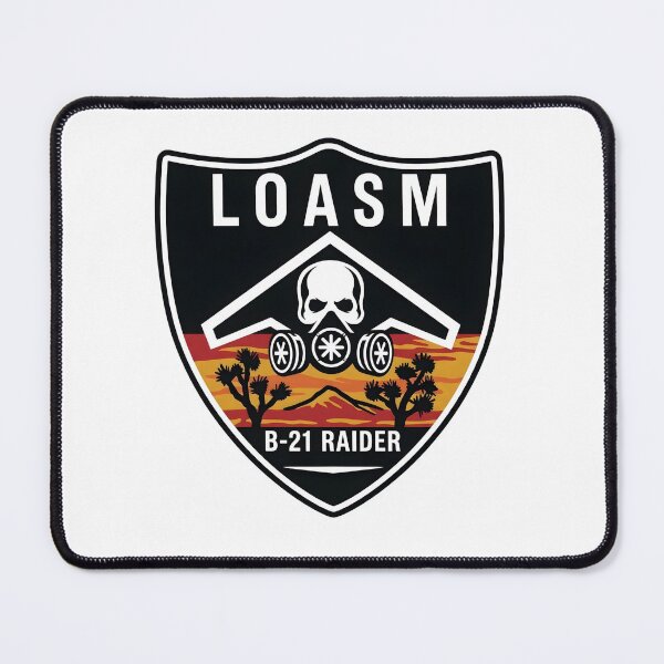 Item preview, USAF B-21 Raider LOASM Stealth Maintenance Patch Emblem designed and sold by CharlieDesings.