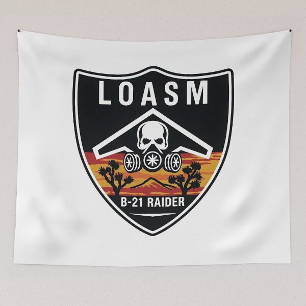 Item preview, USAF B-21 Raider LOASM Stealth Maintenance Patch Emblem    designed and sold by CharlieDesings.