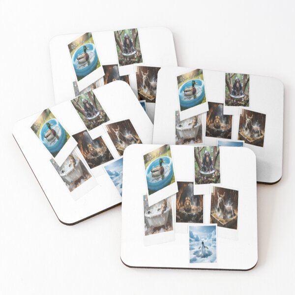 Item preview, Wild Animals Bathing Funny Bath Collection designed and sold by AfresStudio.