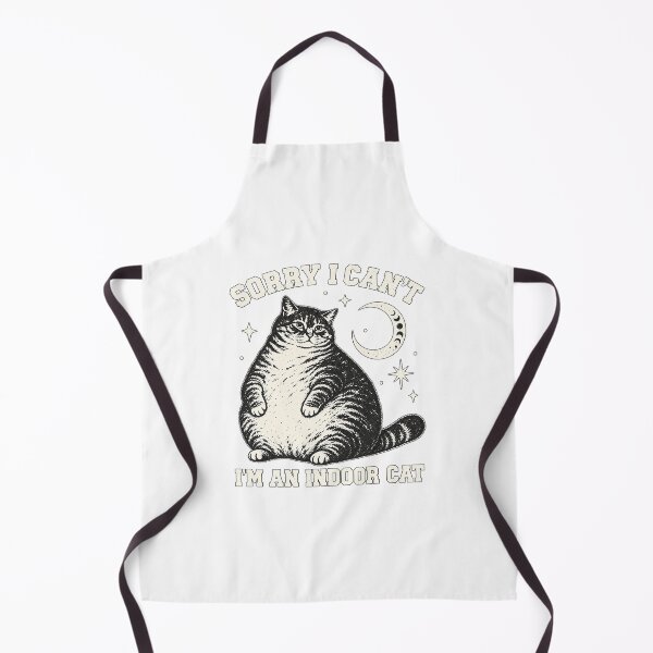 Item preview, Sorry I Cant Im An Indoor Cat Funny Introvert Fat Tabby Graphic designed and sold by gamoreRony.