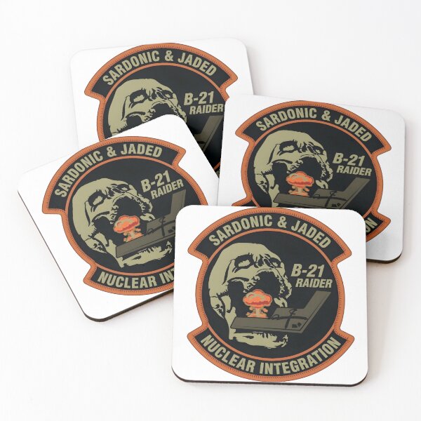 Item preview, USAF B-21 Raider Nuclear Integration Sardonic & Jaded Patch Emblem    designed and sold by CharlieDesings.