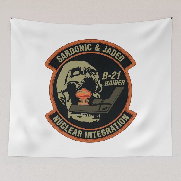 Item preview, USAF B-21 Raider Nuclear Integration Sardonic & Jaded Patch Emblem    designed and sold by CharlieDesings.