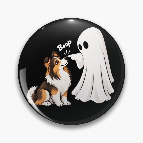 Item preview, Funny Ghost Shetland Sheepdog Boop Halloween Design Mom Dad designed and sold by rafaeltto.