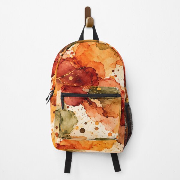 Item preview, Autumn Watercolor Ink Blot Pattern designed and sold by blankTeeShirt.