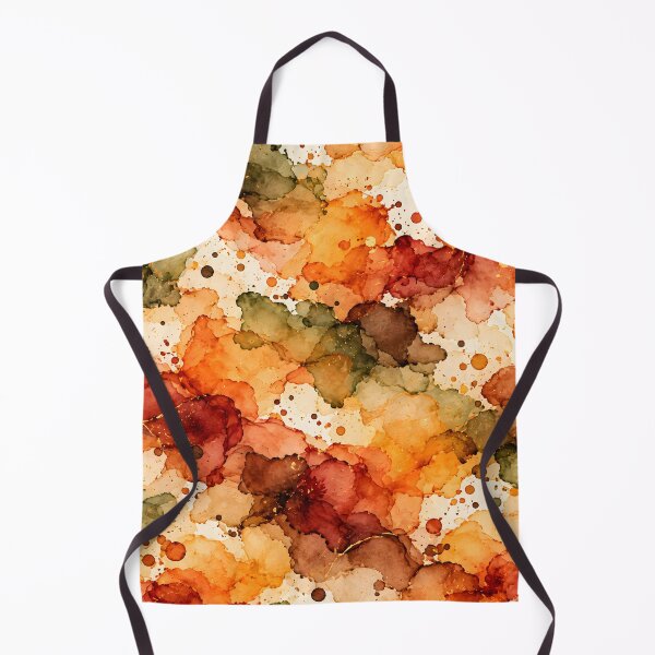Item preview, Autumn Watercolor Ink Blot Pattern designed and sold by blankTeeShirt.