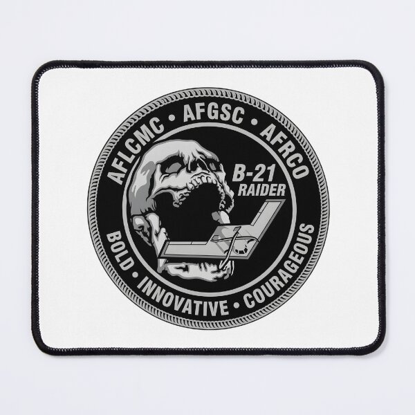 Item preview, USAF B-21 Raider AFLCMC AFGSC AFRCO Program Patch Emblem designed and sold by CharlieDesings.