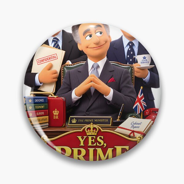 Item preview, Puppet Yes Prime Minister Political Satire Design for Fans of Classic British Comedy designed and sold by LontraNim.