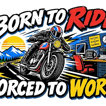 Artwork thumbnail, Born To Ride Forced To Work by RAS-77