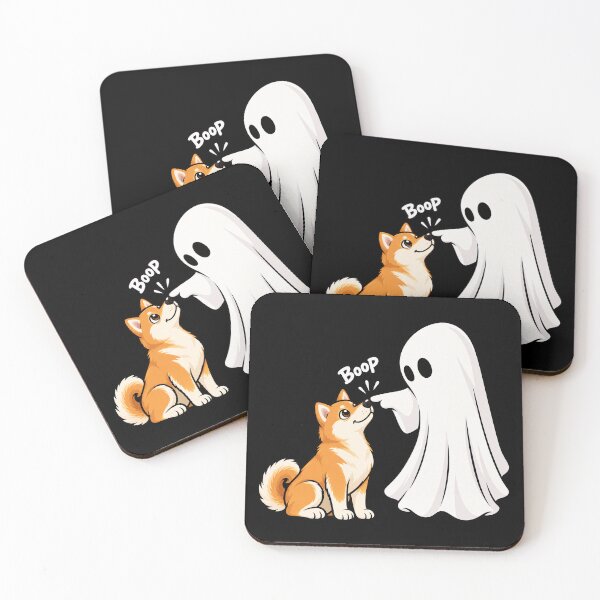 Item preview, Funny Ghost Shiba Inu Dog Boop Halloween Design Mom Dad designed and sold by rafaeltto.