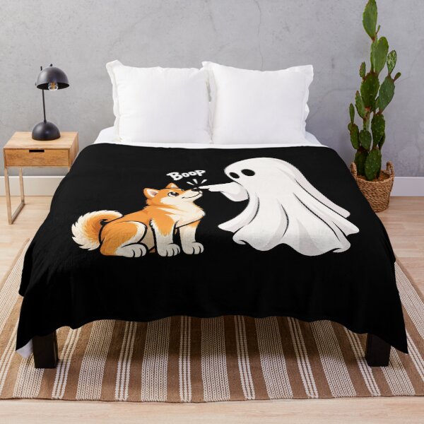 Item preview, Funny Ghost Shiba Inu Dog Boop Halloween Design Mom Dad designed and sold by rafaeltto.