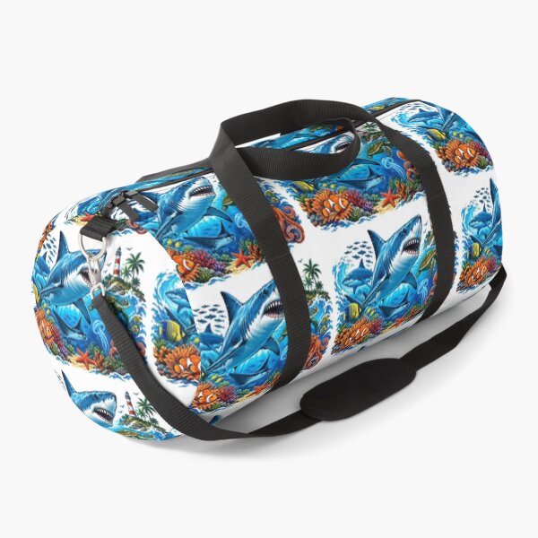 Item preview, Ocean Life Shark Paradise – Colorful Marine Animals & Coastal Sea Design designed and sold by vinothmech53.