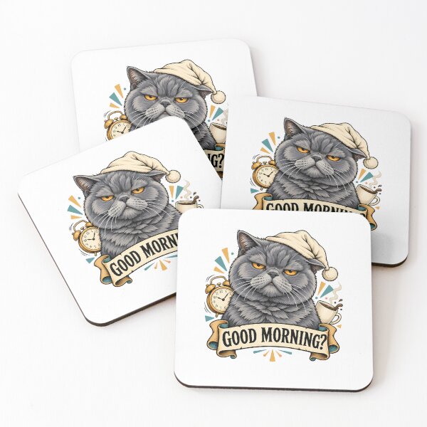 Item preview, Grumpy Cat Good Morning Coffee designed and sold by Old's Cool Cat Studio.