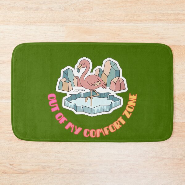 Item preview, Out of My Comfort Zone Flamingo designed and sold by ZeroContextArt.