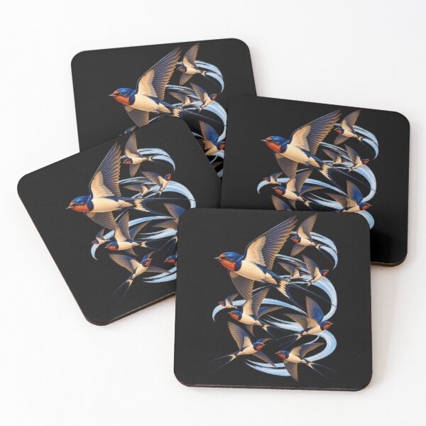 Item preview, Swallow Flock In Flight designed and sold by RockitBaby.