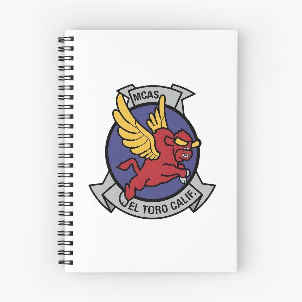 Item preview, USMC Marine Corps Air Station MCAS El Toro Flying Bull Emblem    designed and sold by CharlieDesings.
