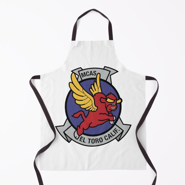 Item preview, USMC Marine Corps Air Station MCAS El Toro Flying Bull Emblem    designed and sold by CharlieDesings.