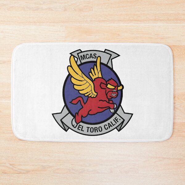 Item preview, USMC Marine Corps Air Station MCAS El Toro Flying Bull Emblem    designed and sold by CharlieDesings.