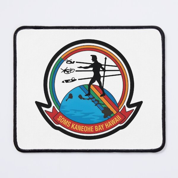 Item preview, USMC SOMS Kaneohe Bay Hawaii Emblem designed and sold by CharlieDesings.