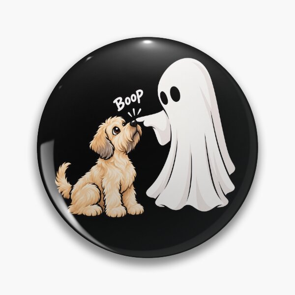 Item preview, Funny Ghost Soft Coated Wheaten Terrier Dog Boop Halloween Design Mom Dad designed and sold by rafaeltto.