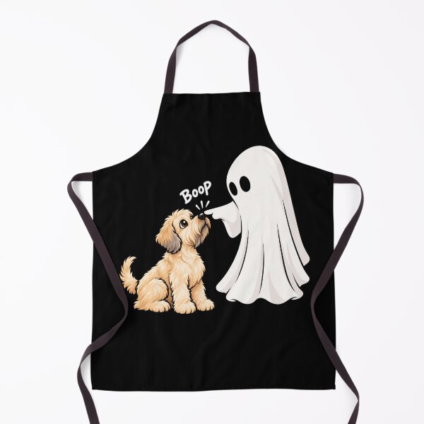 Item preview, Funny Ghost Soft Coated Wheaten Terrier Dog Boop Halloween Design Mom Dad designed and sold by rafaeltto.