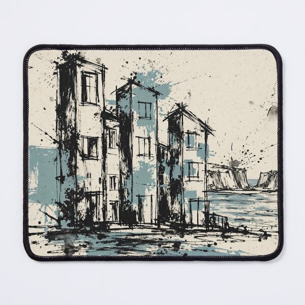 Item preview, Living by the sea in ink designed and sold by Judith Murphy.