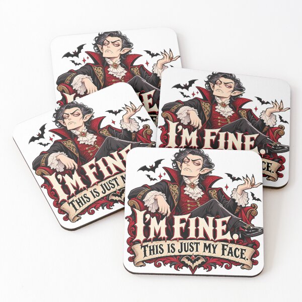 Item preview, I'm Fine. This Is Just My Face designed and sold by Epic Serenity.