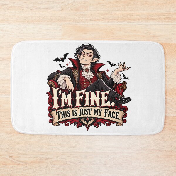 Item preview, I'm Fine. This Is Just My Face designed and sold by Epic Serenity.