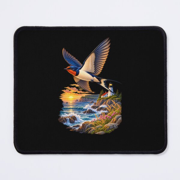 Item preview, Swallow Over Coastal Cliffs designed and sold by RockitBaby.