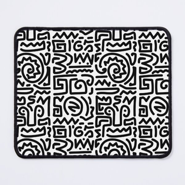 Item preview, Abstract Doodle Art - Black Line Art Pattern designed and sold by Wolagno.