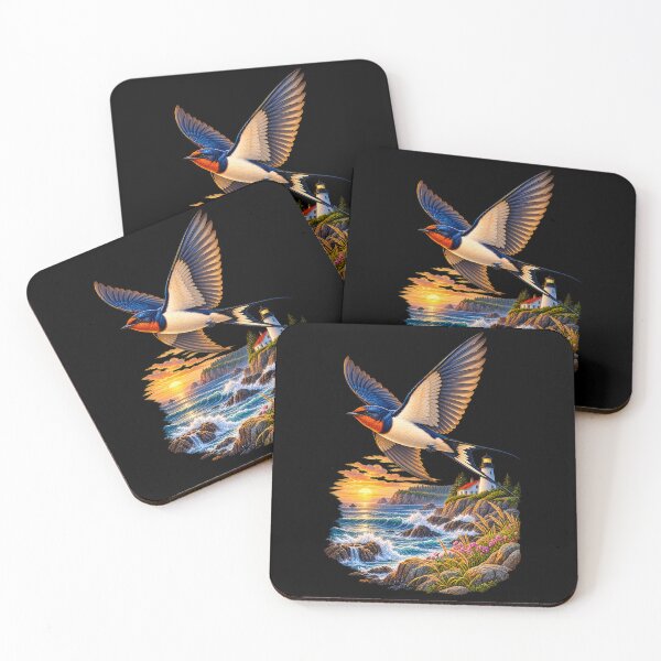 Item preview, Swallow Over Coastal Cliffs designed and sold by RockitBaby.