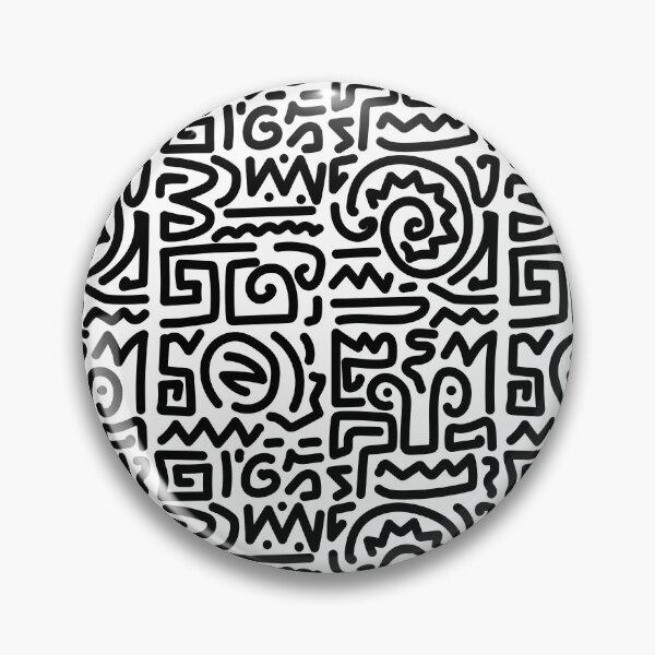 Item preview, Abstract Doodle Art - Black Line Art Pattern designed and sold by Wolagno.