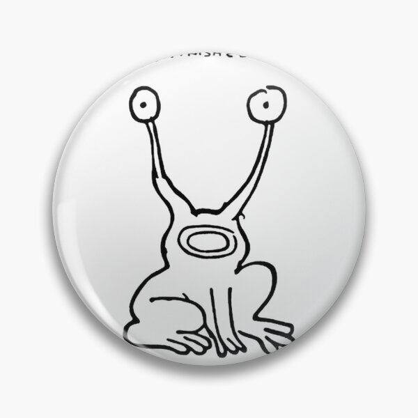 Item preview, Daniel Johnston and Kurt Cobain Inspired Artistic Tribute Design designed and sold by waldoarte.