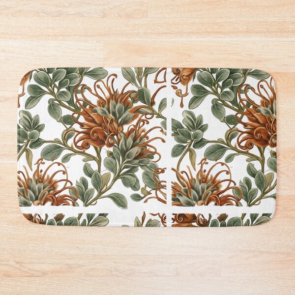 Item preview, Vintage Orange Grevillea Australian Native Botanical Pattern designed and sold by Studio BC.