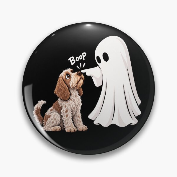 Artikelvorschau, Lustiges Geister-Spinone Italiano Hund Boop Halloween Design Mama Papa entworfen und verkauft von rafaeltto.