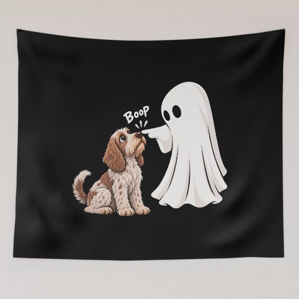 Item preview, Funny Ghost Spinone Italiano Dog Boop Halloween Design Mom Dad designed and sold by rafaeltto.