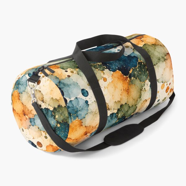 Item preview, Autumn Watercolor Blotches with Golden Splashes designed and sold by blankTeeShirt.
