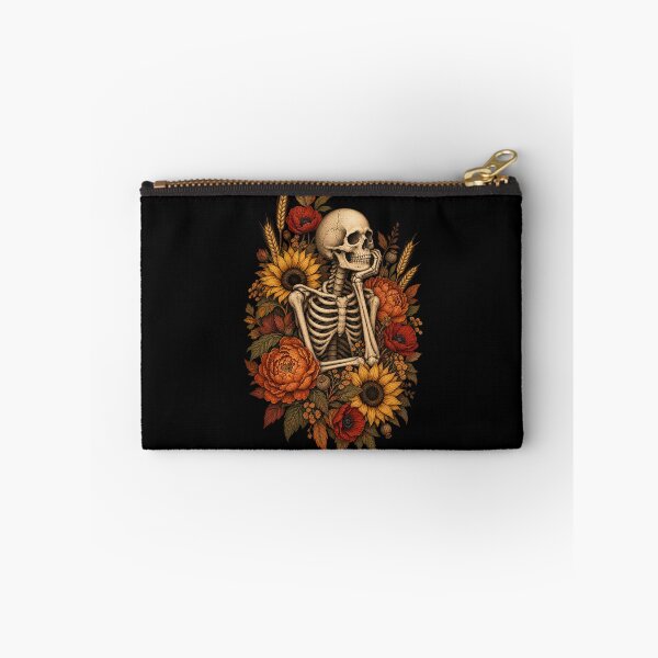 Item preview, Floral Skeleton Sunflower Cottagecore Goth Halloween Aesthetic designed and sold by Whirx.