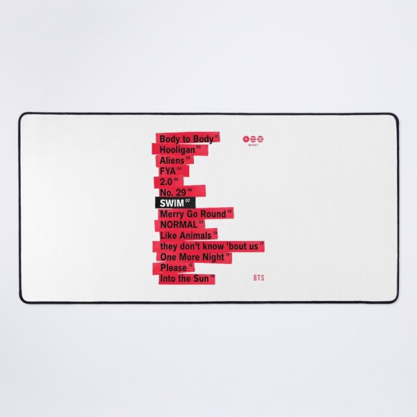 Item preview, BTS ARIRANG Album Tracklist Typography Design designed and sold by Krishnanand Rai.
