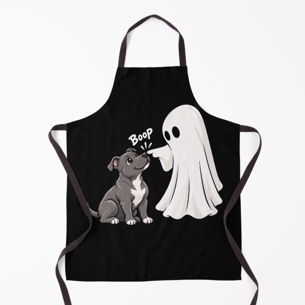 Item preview, Funny Ghost Staffordshire Bull Terrier Dog Boop Halloween Design Mom Dad designed and sold by rafaeltto.
