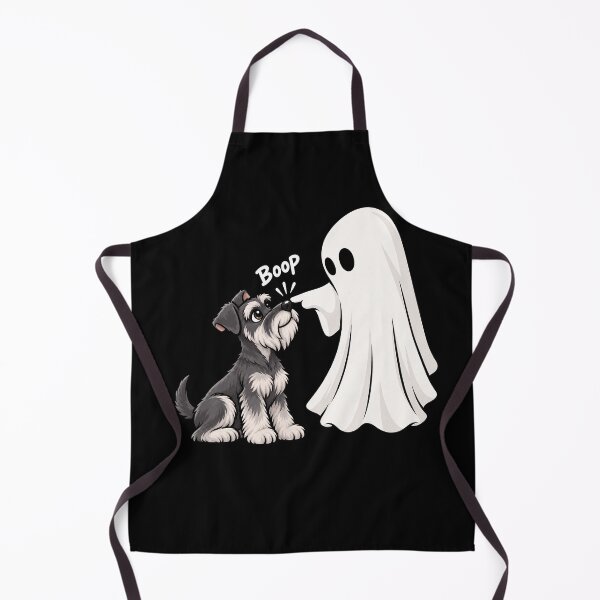 Item preview, Funny Ghost Standard Schnauzer Dog Boop Halloween Design Mom Dad designed and sold by rafaeltto.