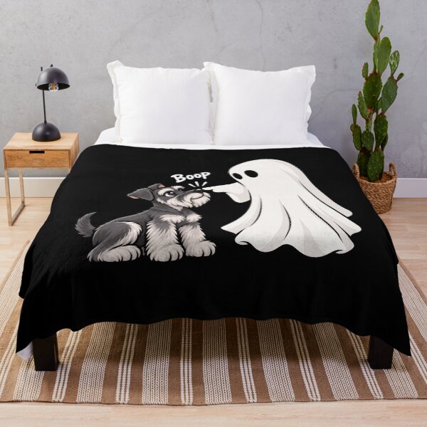 Item preview, Funny Ghost Standard Schnauzer Dog Boop Halloween Design Mom Dad designed and sold by rafaeltto.