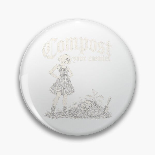 Item preview, Compost Your Enemies Funny Gardening Skeleton Gothic Plant Graphic designed and sold by gamoreRony.