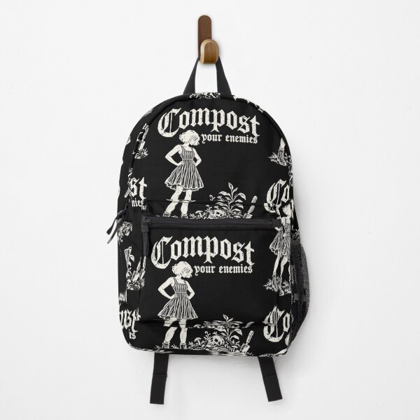 Item preview, Compost Your Enemies Funny Gardening Skeleton Gothic Plant Graphic designed and sold by gamoreRony.