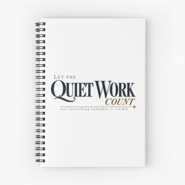 Item preview, Let The Quiet Work Count Vintage Encouragement  designed and sold by PhylonBoxx.